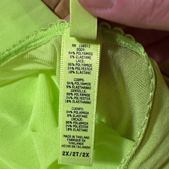 NWOT SKIMS Vibrant Lime Sheer Halter Dress - Picture 4 of 7
